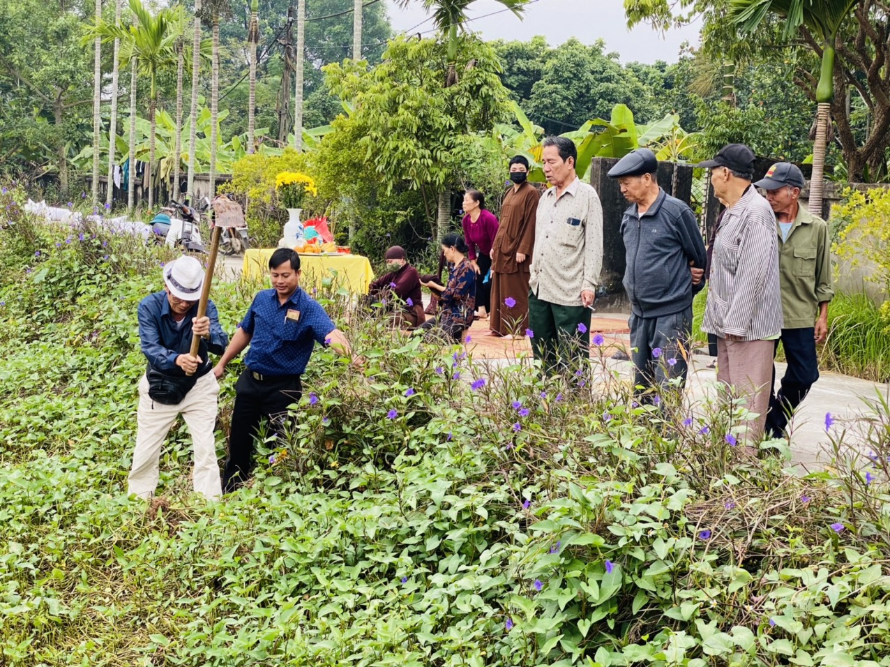 Khởi công xây dựng nhà văn hóa thôn An Hiền, xã Hoàng Diệu.